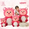 Gấu Bông Hải Ly Loopy Cún, Gấu Trúc Đội Mũ Pororo, Vải Mền Mịn To K3T1 - 219k 6