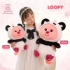 Gấu Bông Hải Ly Loopy Cún, Gấu Trúc Đội Mũ Pororo, Vải Mền Mịn To K3T1 - 219k 7