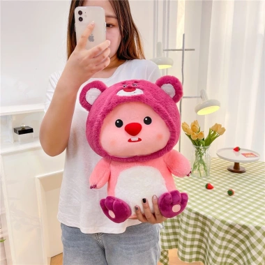 Gấu Bông Hải Lý Loopy Dâu – Phụ Kiện Thời Trang Sang Trọng, Quà Tặng 135k 3