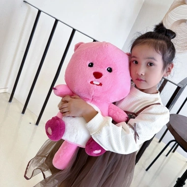 Gấu Bông Hải Ly Loopy Hồng 60cm - Đồ chơi siêu dễ thương, giảm giá 240k 4
