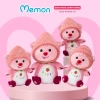 Gấu Bông Hải Lý Loopy Hồng Đáng Yêu Cao Cấp Memon Đội Mũ Trái Cây, Giá chỉ 198.000đ