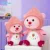 Gấu Bông Hải Lý Loopy Hồng Đáng Yêu Cao Cấp Memon Đội Mũ Trái Cây, Giá chỉ 198.000đ 3
