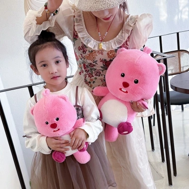 Gấu Bông Hải Lý Loopy Hồng Pororo - Thú Nhồi Bông Siêu Đáng Yêu, Nhập Khẩu 139k