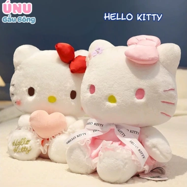 Gấu Bông Hello Kitty Đáng Yêu - Nhiều mẫu mã, đa dạng kích thước, quà tặng ý nghĩa, chỉ 69.000đ
