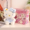 Gấu Bông Hello Kitty Ôm Dâu Tím Đáng Yêu - Mềm Dễ Thương, Giá 69.000₫ Giảm Giá 10
