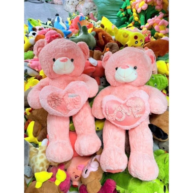 Gấu Bông Hồng Ôm Tim LOVE 1m Siêu Mềm - Gấu Teddy, Quà Sinh Nhật Valentine, 595k 3 Gấu Bông Hồng Ôm Tim LOVE 1m Siêu Mềm - Gấu Teddy, Quà Sinh Nhật Valentine, 595k 3