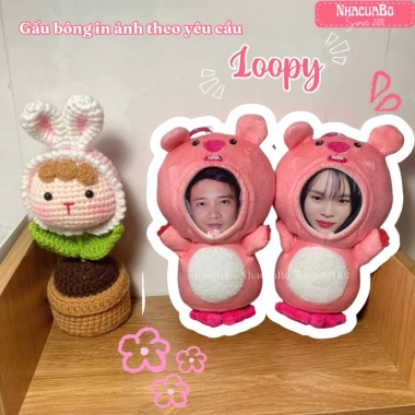 Gấu Bông In Ảnh Theo Yêu Cầu Hải Ly Loopy Thiết Kế Độc Đáo Giá Ưu Đãi 65.000