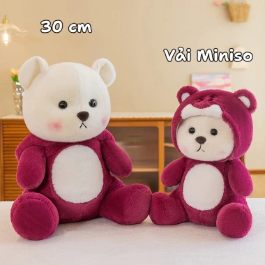 Gấu Bông Lena Cosplay Gấu Dâu Đỏ Hot - Tháo Rời Mũ, Giá Siêu Rẻ 79.000₫ 6 Gấu Bông Lena Cosplay Gấu Dâu Đỏ Hot - Tháo Rời Mũ, Giá Siêu Rẻ 79.000₫ 6
