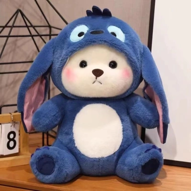 Gấu Bông Lena Cosplay Gấu Dâu Đỏ Hot - Tháo Rời Mũ, Giá Siêu Rẻ 79.000₫