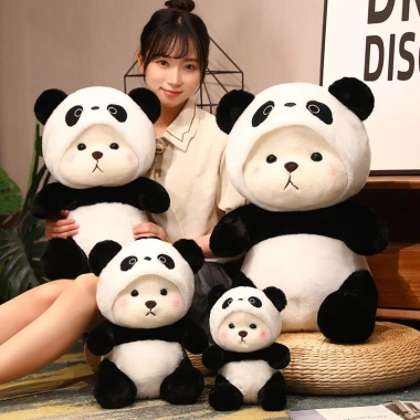 Gấu bông Lena cosplay gấu trúc panda mềm mịn, quà tặng 50-60-80cm - Giá 168.000đ