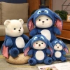 Gấu Bông Lena Stitch Xanh 30cm Tai Dài, Mũ Tháo Rời, Độ Mềm Mại Đáng Yêu – Giá Ưu Đãi 4