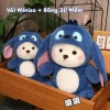 Gấu Bông Lena Stitch Xanh 30cm Tai Dài, Mũ Tháo Rời, Độ Mềm Mại Đáng Yêu – Giá Ưu Đãi 8