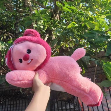Gấu Bông Lớn Loopy Lotso Nằm Cao Cấp Vải Mịn - Quà Tặng Đáng Yêu từ MEILI STORE