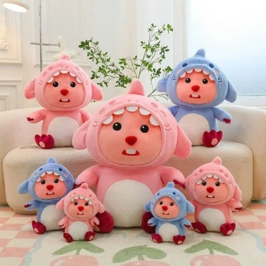 Gấu bông loopy cá mập 55cm - Đồ chơi phát nhạc, cosplay dễ thương, giảm giá 125k 2