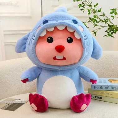 Gấu bông loopy cá mập 55cm - Đồ chơi phát nhạc, cosplay dễ thương, giảm giá 125k 5