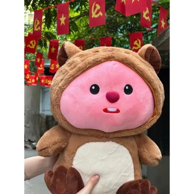 Gấu Bông Loopy Cosplay Capybara Thuý Nhôi 3D, Ôm Ngủ Ấm Áp, Giá 104.998₫ (Giảm từ 130.198₫) 7