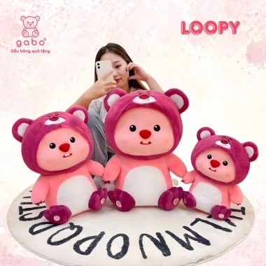 Gấu bông Loopy Cosplay đáng yêu - Đồ chơi nhồi bông cao cấp, quà tặng bé, 119.000₫ 3