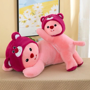 Gấu bông Loopy cosplay Lotso giảm giá 55k - Giá sỉ rẻ, phiên bản ngồi/nằm siêu dễ thương 4 Gấu bông Loopy cosplay Lotso giảm giá 55k - Giá sỉ rẻ, phiên bản ngồi/nằm siêu dễ thương 4