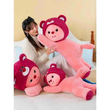 Gấu Bông Loopy Cosplay Lotso Nằm Nhân Vật Đáng Yêu Giá Chỉ 150.000 VNĐ