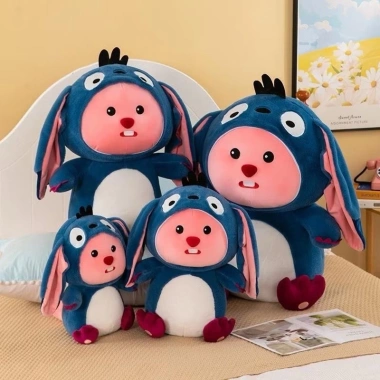 Gấu Bông Loopy Cosplay Stitch, Capybara, Lotso - Dây Cao Cấp, Giá 130.000₫ (Giá gốc 169.000₫)