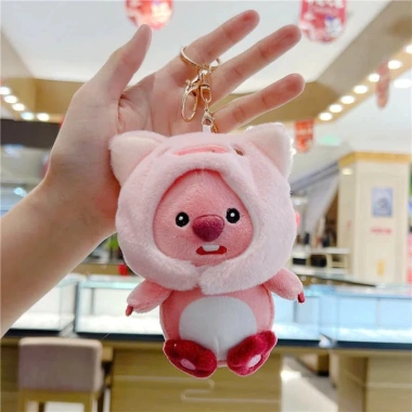 Gấu bông Loopy Hải Ly 16cm - Đồ chơi mũ cá đội đầu, tháo rời, giá chỉ 50.000 VNĐ