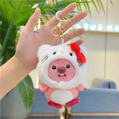 Gấu bông Loopy Hải Ly 16cm - Đồ chơi mũ cá đội đầu, tháo rời, giá chỉ 50.000 VNĐ