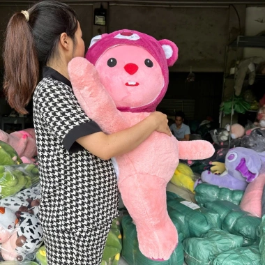 Gấu bông Loopy hải ly dáng nằm 90cm – Đáng yêu, mềm mại, giảm giá 20% 2