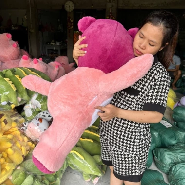 Gấu bông Loopy hải ly dáng nằm 90cm – Đáng yêu, mềm mại, giảm giá 20% 4