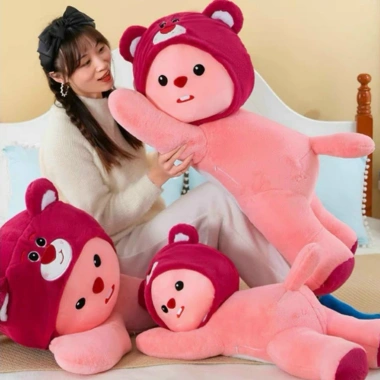 Gấu bông Loopy hải ly dáng nằm 90cm – Đáng yêu, mềm mại, giảm giá 20% 9