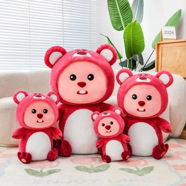 Gấu Bông Loopy Lotso Hải Lý Đậu Mũ Đầu Đầy Đáng Yêu, Mềm Mại Cao Cấp 3