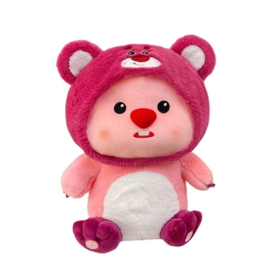 Gấu Bông Loopy Lotso Hải Lý Đậu Mũ Đầu Đầy Đáng Yêu, Mềm Mại Cao Cấp 9