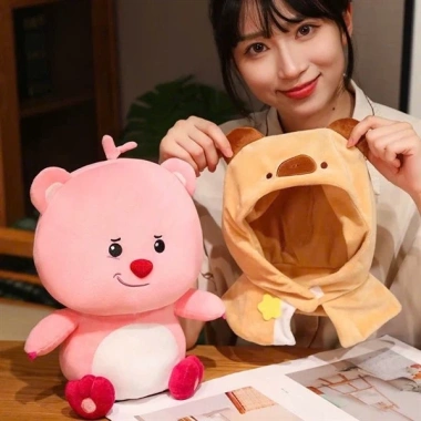 Gấu Bông Loopy Mặc Áo Choàng 20cm - Giá ưu đãi 175.000đ, siêu mềm, dễ thương