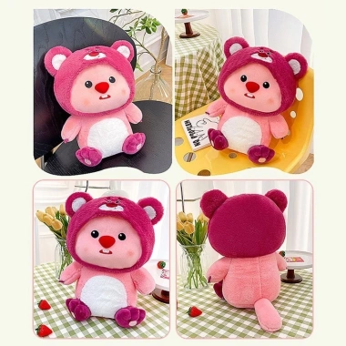 Gấu bông Loopy mũ dâu, Pikachu, Stitch, Ong vàng - đủ size, loại 1 cao, giá 119k-97k 3 Gấu bông Loopy mũ dâu, Pikachu, Stitch, Ong vàng - đủ size, loại 1 cao, giá 119k-97k 3