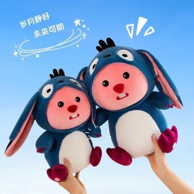 Gấu bông Loopy mũ dâu, Pikachu, Stitch, Ong vàng - đủ size, loại 1 cao, giá 119k-97k
