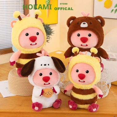 Gấu Bông Loopy Ong Cosplay Cao Cấp Hokami - Thú Nhồi Bông Hải Ly Giá 100k