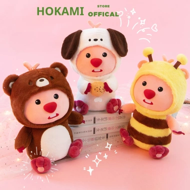 Gấu Bông Loopy Ong Cosplay Cao Cấp Hokami - Thú Nhồi Bông Hải Ly Giá 100k