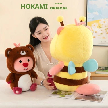 Gấu Bông Loopy Ong Cosplay Cao Cấp Hokami - Thú Nhồi Bông Hải Ly Giá 100k