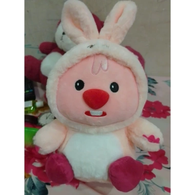 Gấu Bông Loopy Tai Heo Đáng Yêu Trang Trí và Làm Bó Hoa Cute Giá 65.000 VNĐ