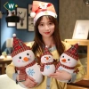 Gấu bông người tuyết hottrend Noel - Mũ kẻ hàng loại 1, bông cao cấp, giảm giá 98.000₫ 4
