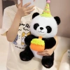 Gấu Bông Panda 50cm Ôm Bánh Sinh Nhật - Hàng Quảng Châu, Đội Nón, Giá 69.000đ 2