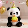 Gấu Bông Panda 50cm Ôm Bánh Sinh Nhật - Hàng Quảng Châu, Đội Nón, Giá 69.000đ 6