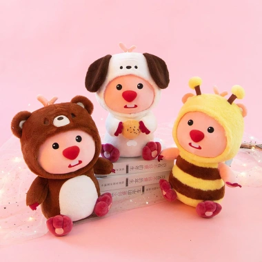 Gấu bông Pororo Loopy hồng cao cấp - Đồ chơi mềm mại, siêu đáng yêu, giảm còn 99k