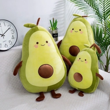 Gấu bông quả bơ cao cấp siêu mịn - Gia đình bơ tròn, dài, trứng - Bear.Om Store 3