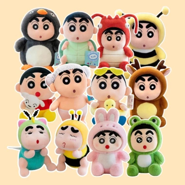 Gấu Bông Shin Chan 50cm Cosplay Đa Mẫu - Lông Mềm Mịn, Giá Ưu Đãi 105.000 VND