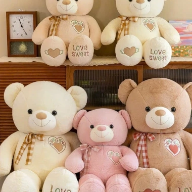 Gấu bông Teddy ANVIHOME nhập khẩu từ 1m đến 1.75m, quà tặng người yêu, giá ưu đãi 550k 4