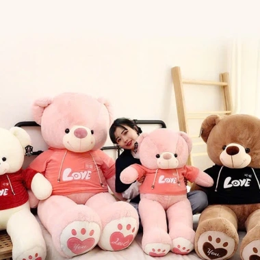 Gấu bông Teddy ANVIHOME nhập khẩu từ 1m đến 1.75m, quà tặng người yêu, giá ưu đãi 550k 8