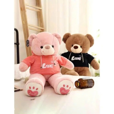 Gấu bông Teddy áo hoodie cao cấp Quà Tặng Crush, bạn bè, 14/2, 8/3, 20/10 Giá 260k