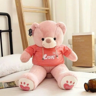 Gấu bông Teddy áo hoodie cao cấp Quà Tặng Crush, bạn bè, 14/2, 8/3, 20/10 Giá 260k
