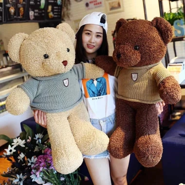 Gấu Bông Teddy Hama Chỉ Mềm Mượt Cao Cấp – Quà Tặng Ý Nghĩa, Giá 110k