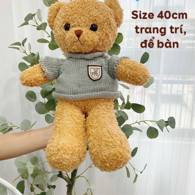 Gấu Bông Teddy Hama Chỉ Mềm Mượt Cao Cấp – Quà Tặng Ý Nghĩa, Giá 110k